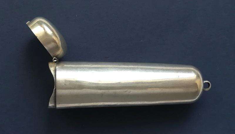 STERLING SILVER BIRMINGHAM 1900 HEROOT HOLDER 65MM 16 GRAMS