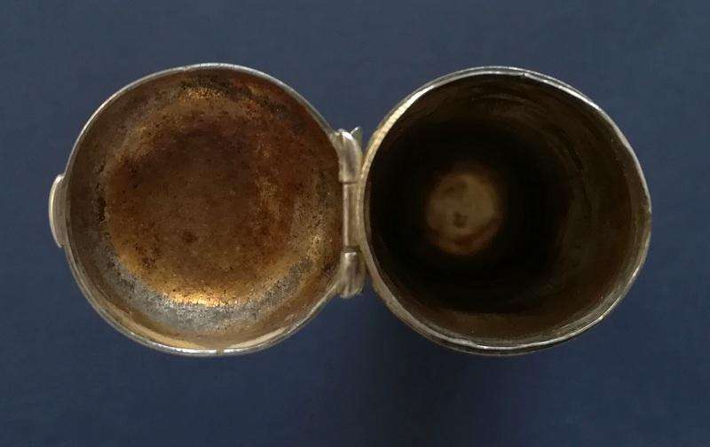 STERLING SILVER BIRMINGHAM 1900 HEROOT HOLDER 65MM 16 GRAMS