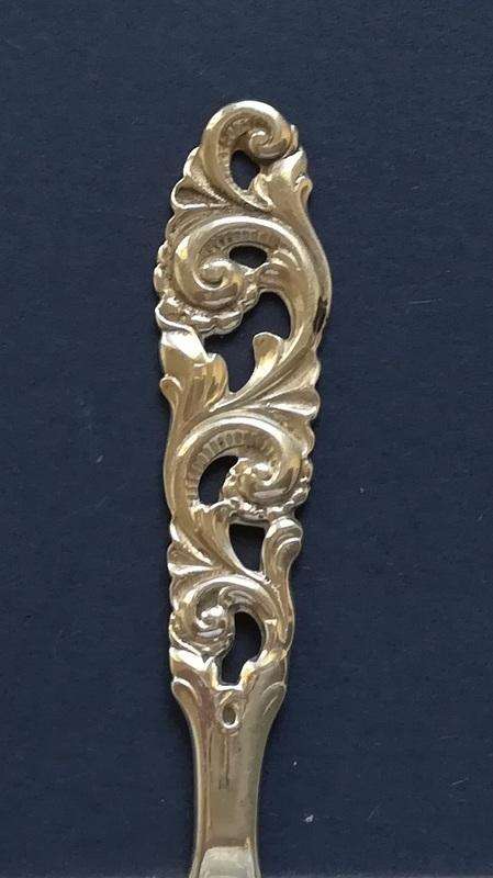 NORWAY 830 SILVER *MULIUS* CADDY SPOON 25X35X90MM 9.2 GRAMS