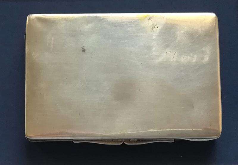 800 CONTINENTAL SILVER SNUFF BOX **LOOK** 12X47X72MM 47 GRAMS