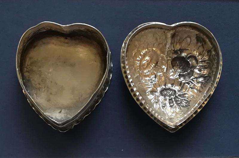 STERLING SILVER LONDON 1852 RING BOX 28X45X50MM 25.2 GRAMS
