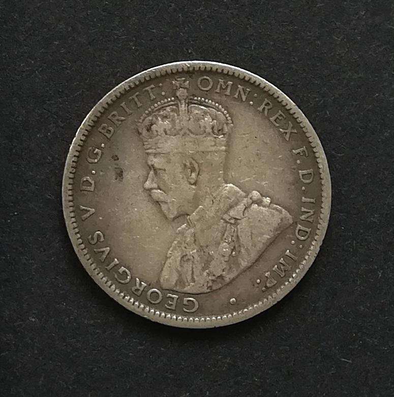 AUSTRALIA 1918 SILVER SHILLING