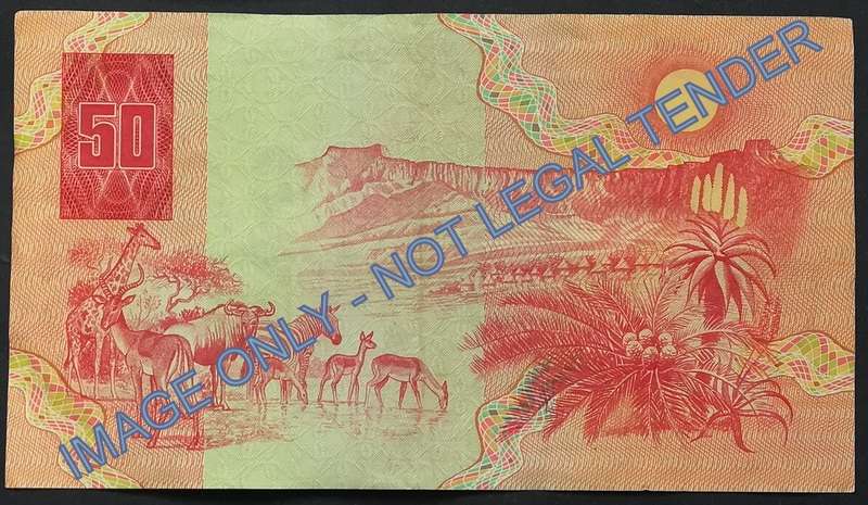 GERHARD DE KOCK 50 RAND *REPLACEMENT NOTE*