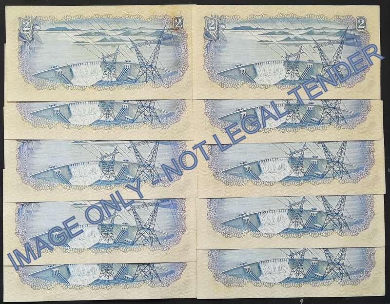 T W DE JONGH 2 RAND 2ND ISSUE *10 NOTES SEQUENE*