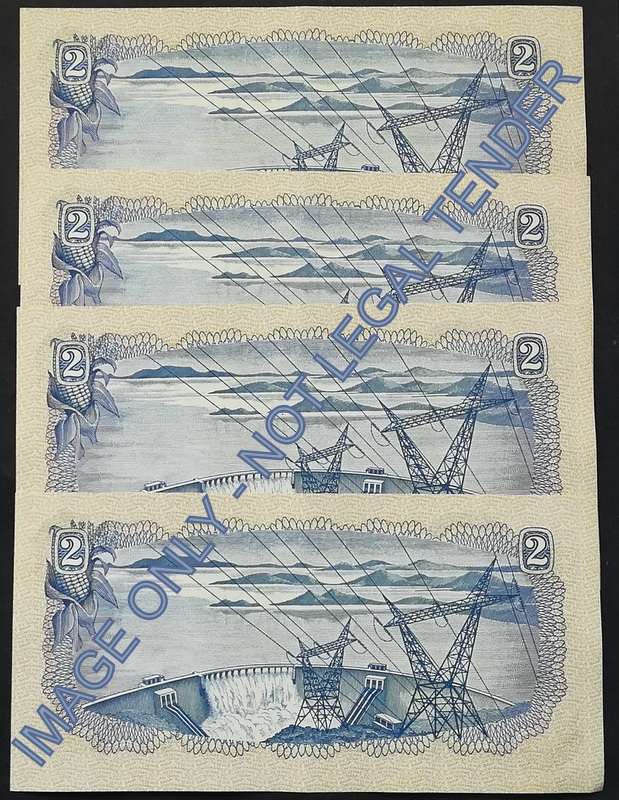 T W DE JONGH 2 RAND 2ND ISSUE *4 NOTES SEQUENCE*