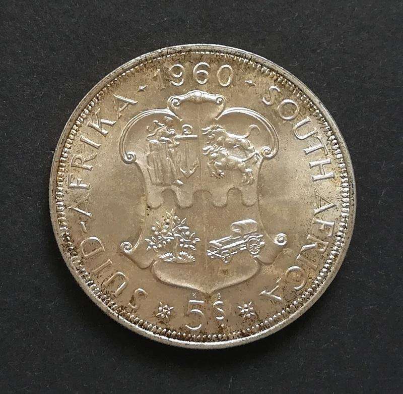 UNION 1960 5 SHILLINGS *UNC*