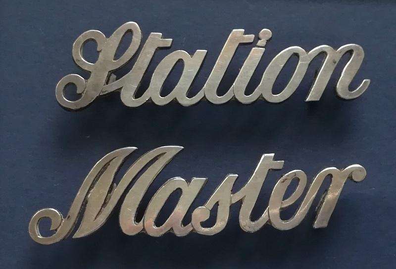 SAR STERLING SILVER BIRMINGHAM 1911 *STATION MASTER* PAIR