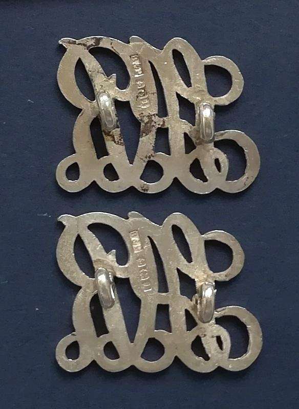 RAILWAYS STERLING SILVER *INSIGNIA* PAIR