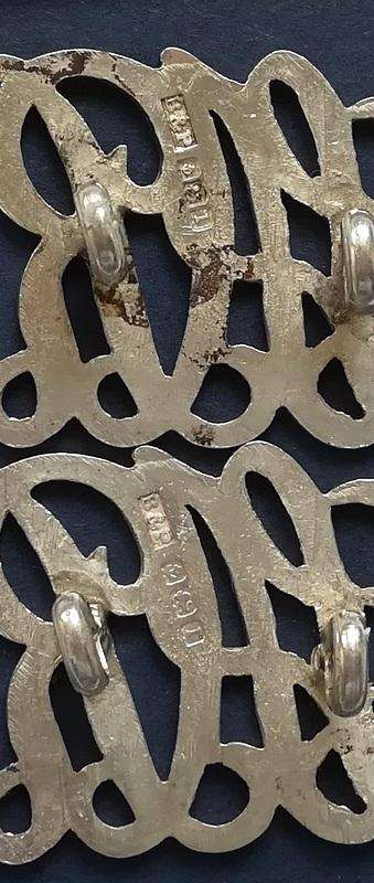 RAILWAYS STERLING SILVER *INSIGNIA* PAIR