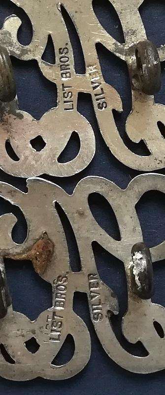 RAILWAYS STERLING SILVER *INSIGNIA* PAIR