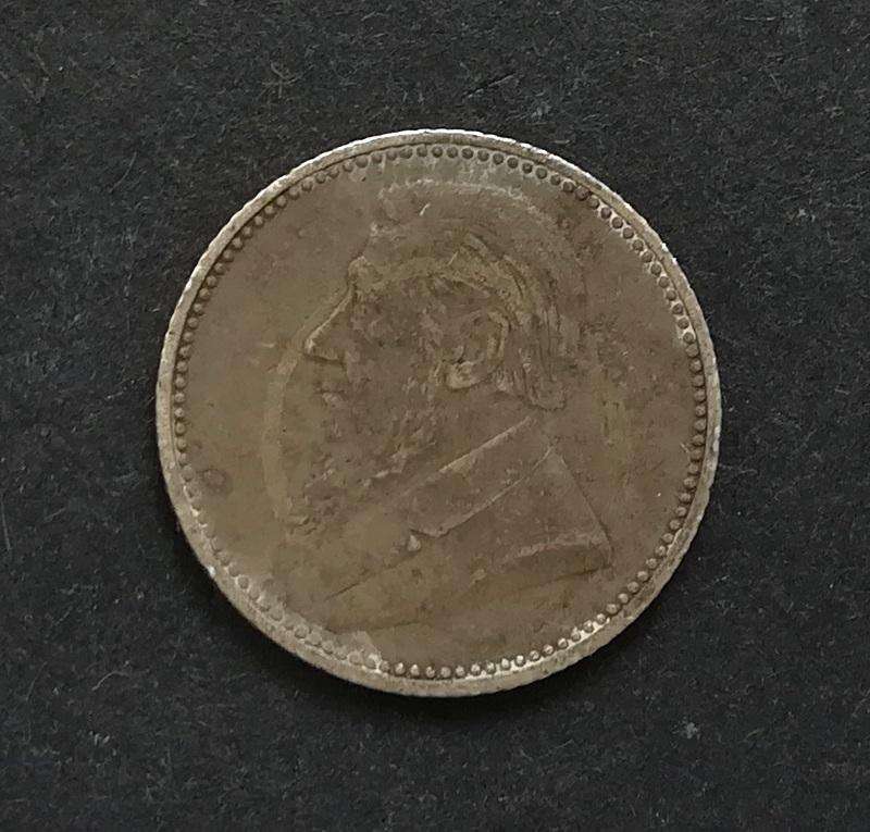 ZAR 1896 6 PENCE