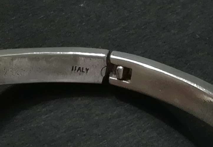 RETRO *LE MONDE* STERLING SILVER MID CENTURY MODERN WATCH 20X30MM FIT 160MM WRIST