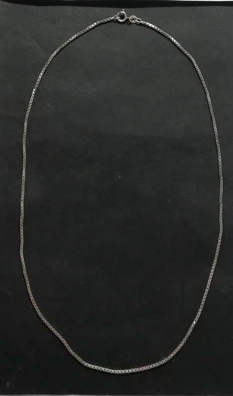 STERLING SILVER CHAIN 510MM 6 GRAMS