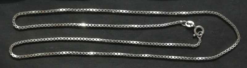 STERLING SILVER CHAIN 510MM 6 GRAMS