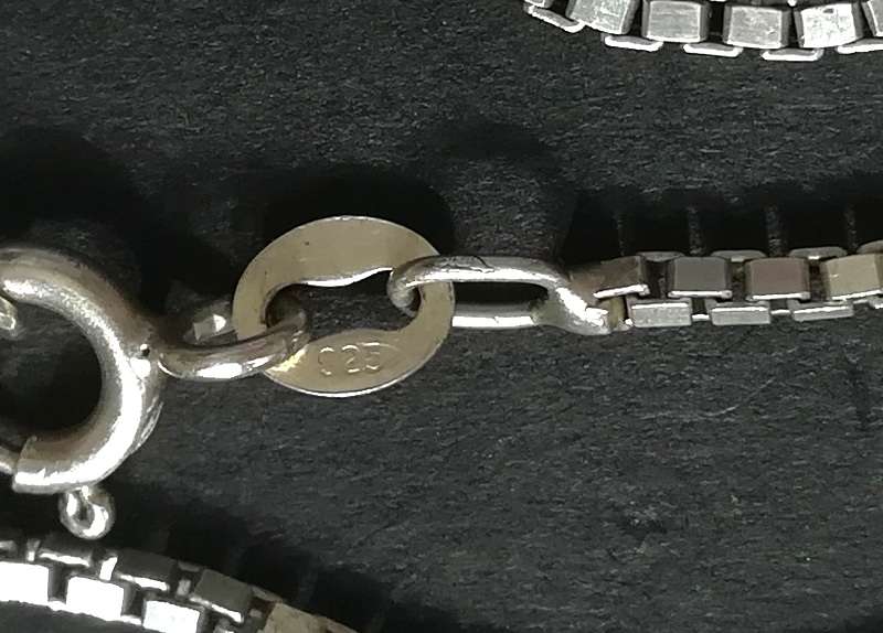 STERLING SILVER CHAIN 510MM 6 GRAMS