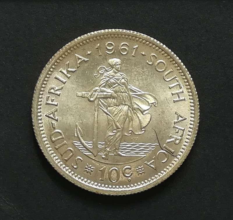 REPUBLIC 1961 10 CENTS **EXCELLENT**