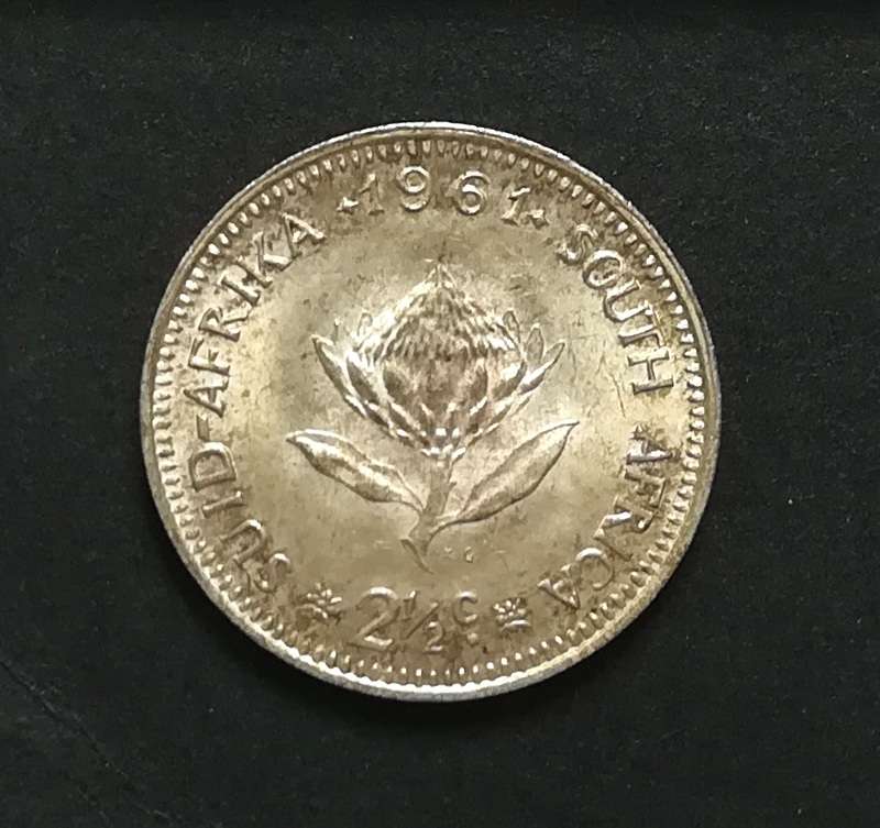 REPUBLIC 1961 2.5 CENTS **EXCELLENT**