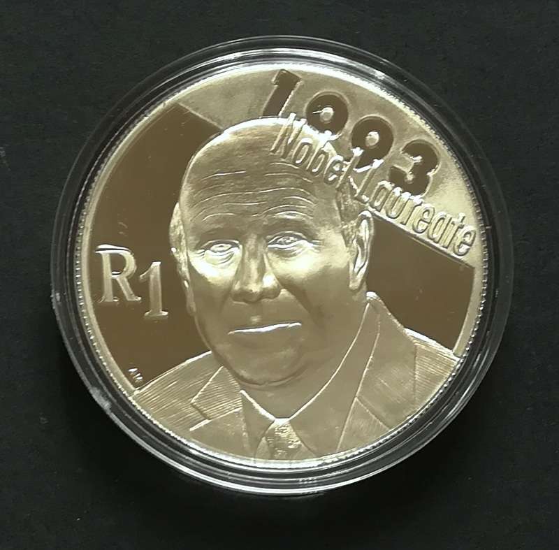 RSA 2007 PROOF SILVER 1 RAND *DE KLERK*