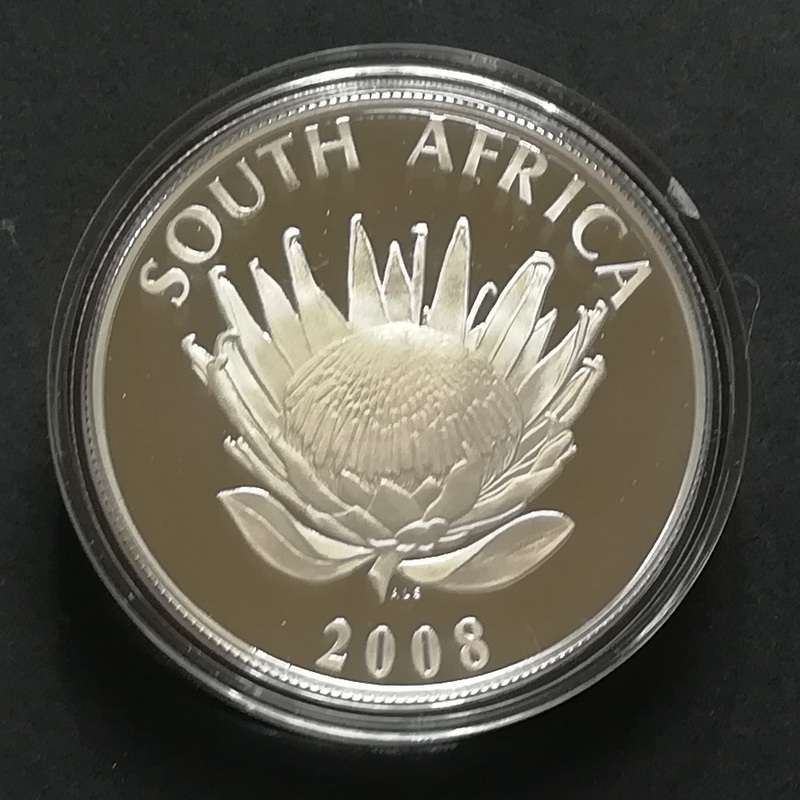 RSA 2007 PROOF SILVER 1 RAND *MAHATMA GANDHI*