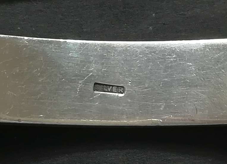 STERLING SILVER GENT'S BRACELET 12X220MM 62 GRAMS