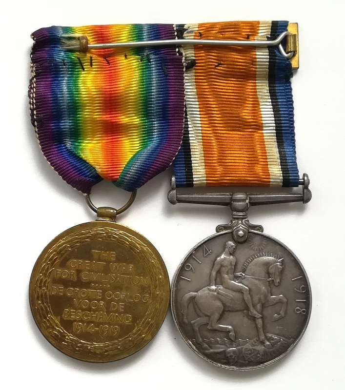 WW1 1914-1918 MEDAL AND WW1 SOUTH AFRICAN VICTORY MEAL FULL SIZE GNR CEV SHIPTON SAFA
