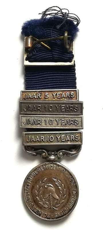 SOUTH AFRICAN FIRE SERVICES INSTITUTE LONG SERVICE MEDAL CITY OF CAPE TOWN *SILVER MINIATURE*