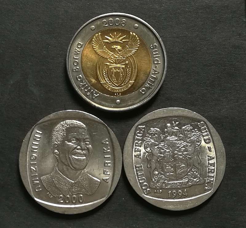 MANDELA 3 COINS COMBO - *2000 SMILE* + *2008 90TH* + *1994 INAUGURATION*