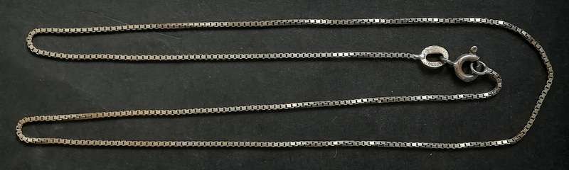 FINE STERLING SILVER CHAIN 360MM 1.5 GRAMS