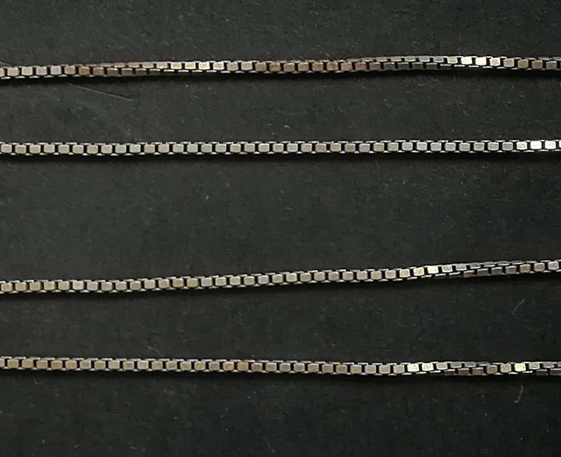 FINE STERLING SILVER CHAIN 360MM 1.5 GRAMS