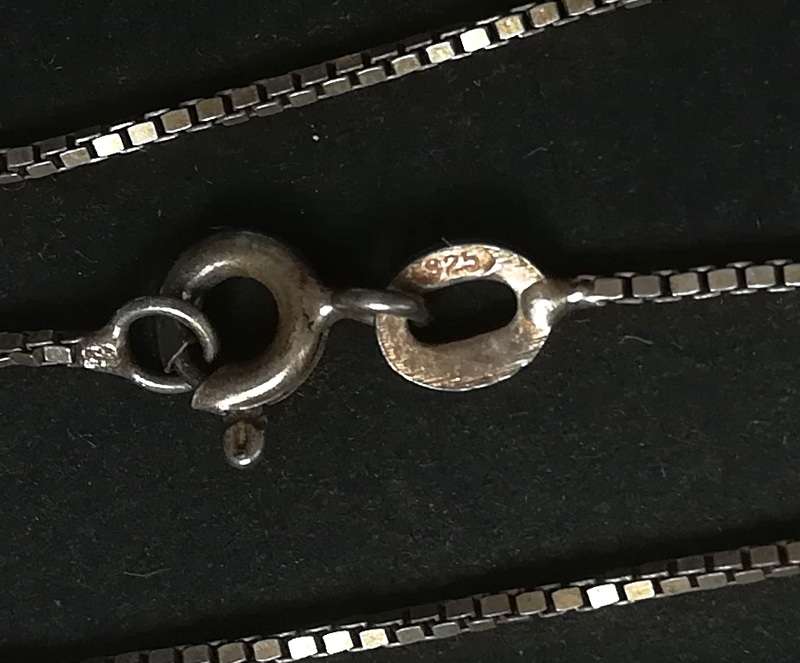 FINE STERLING SILVER CHAIN 360MM 1.5 GRAMS