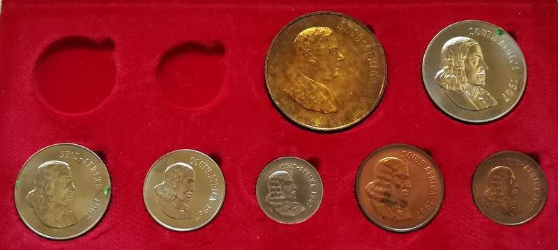REPUBLIC 1967 PROOF SET S A M *NO GOL*