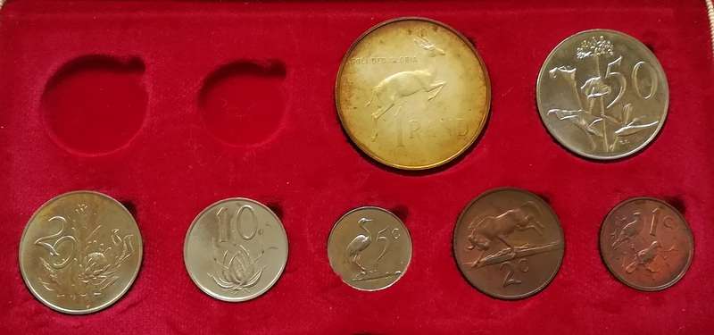 REPUBLIC 1967 PROOF SET S A M *NO GOL*