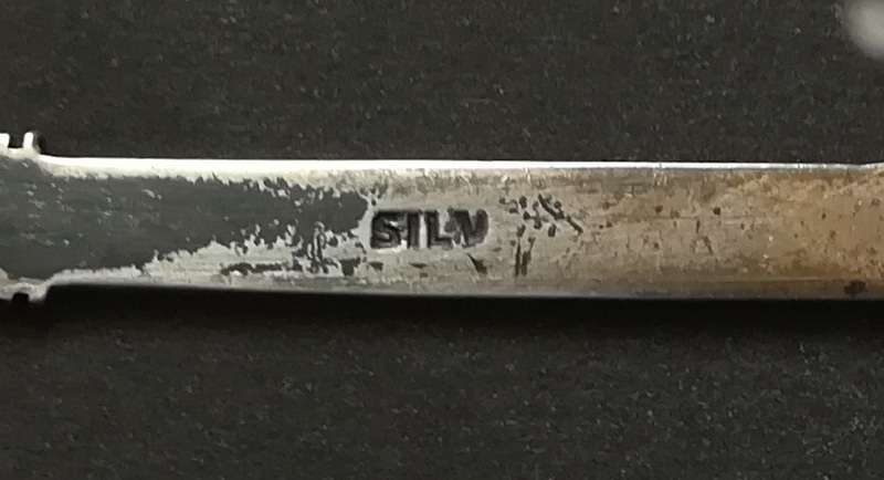 STERLING SILVER  21ST KEY BROOCH 15X58MM 4.7 GRAMS
