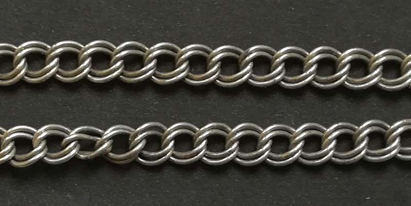 STERLING SILVER BRACELET 4 X 195MM 5.9 GRAMS
