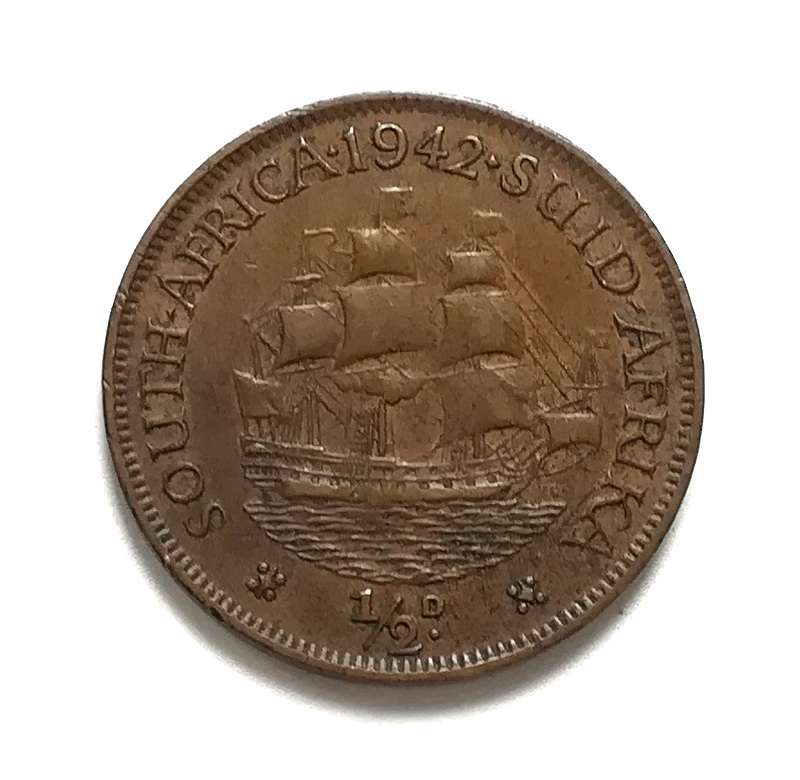 UNION 1942 HALF PENNY