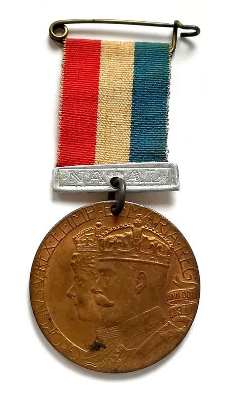 1911 NATAL GEORGE AND MARY SOUVENIR 32MM