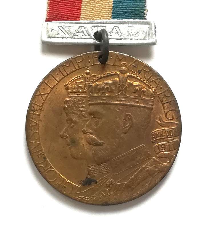 1911 NATAL GEORGE AND MARY SOUVENIR 32MM