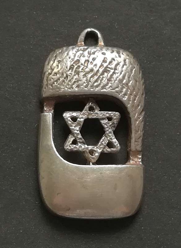 STERLING SILVER *STAR OF DAVID* PENDANT 16X30MM 6.3 GRAMS