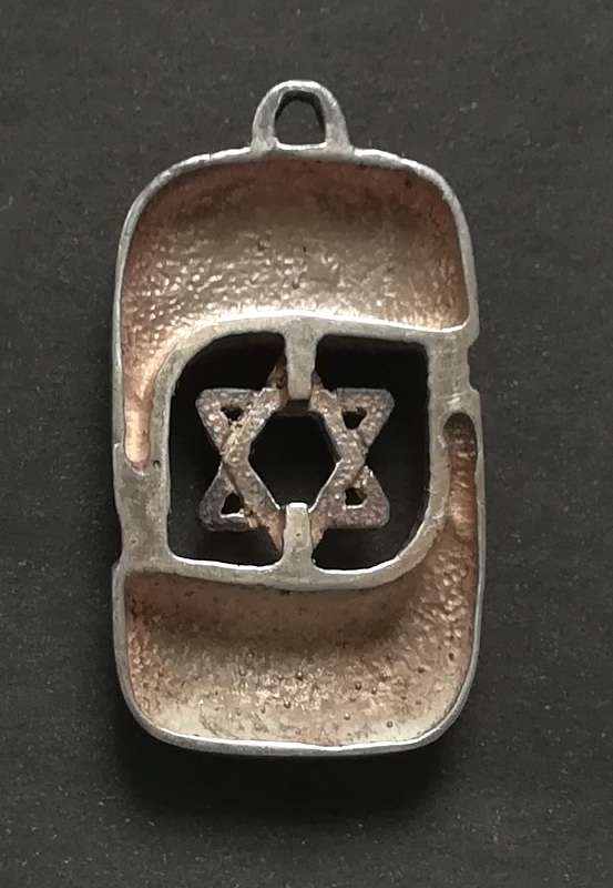 STERLING SILVER *STAR OF DAVID* PENDANT 16X30MM 6.3 GRAMS