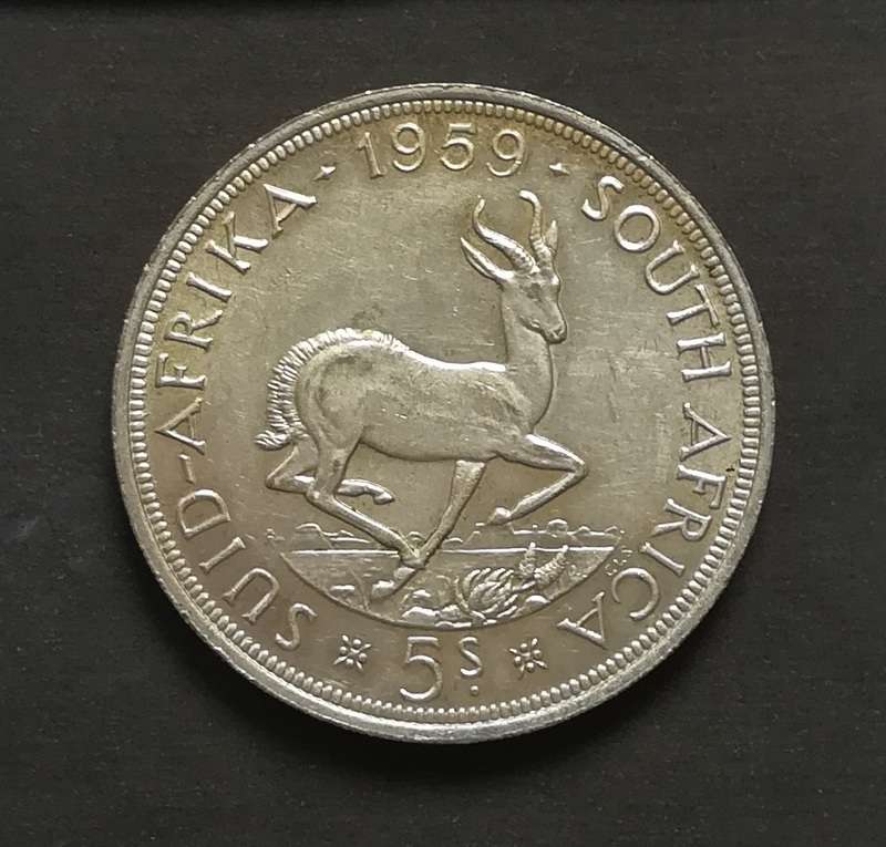 UNION 1959 5 SHILLINGS **RARE**