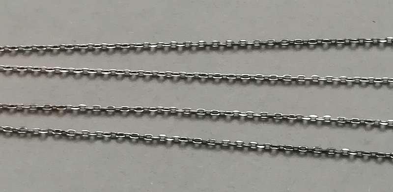 STERLING SILVER CHAIN AND ARABIC? PENDANT 460MMX15X28 3.4 GRAMS