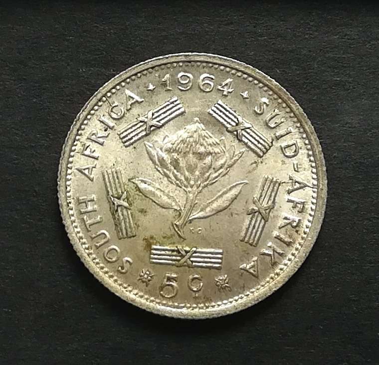 REPUBLIC 1964 5 CENTS **EXCELLENT**