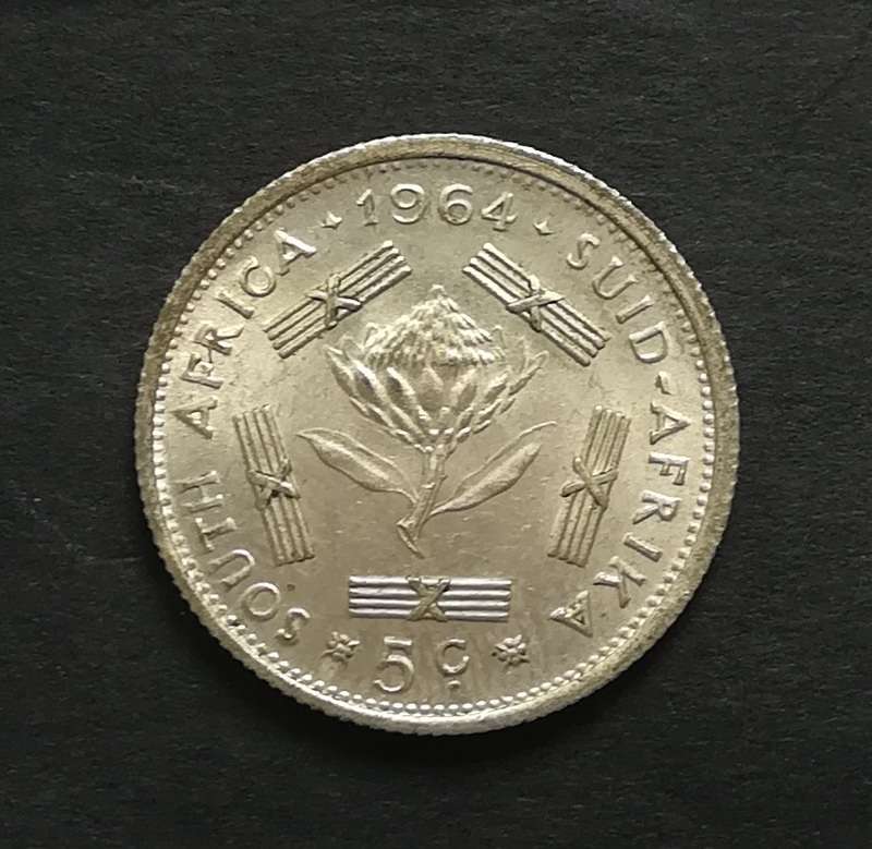 REPUBLIC 1964 5 CENTS *EXCELLENT*