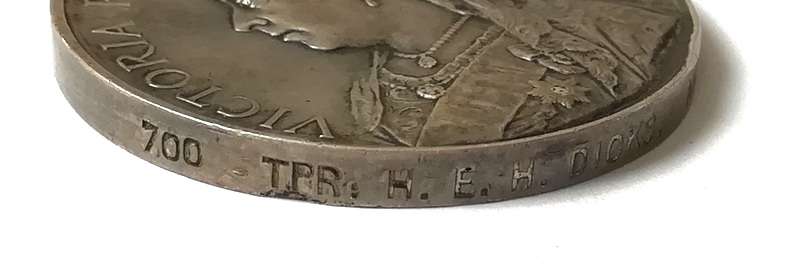 Q S A BOER WAR 2 BAR FULL SIE 700 TPR H E H DICKS NATAL CARBNRS