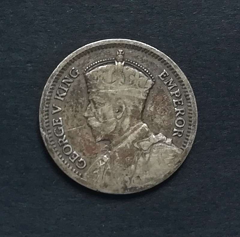 SOUTHERN RHODESIA 1934 SILVER 3 PENCE