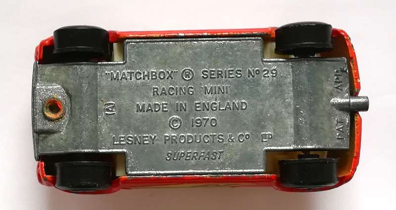MATCHBOX SUPERFAST NO.29 RACING MINI 1970