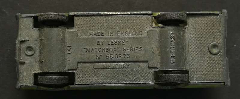 LESNEY MATCHBOX SERIES 550RT3 MERCURY
