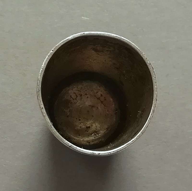 STERLING SILVER CHESTER 1929 THIMBLE 5.3 GRAMS 18X20MM