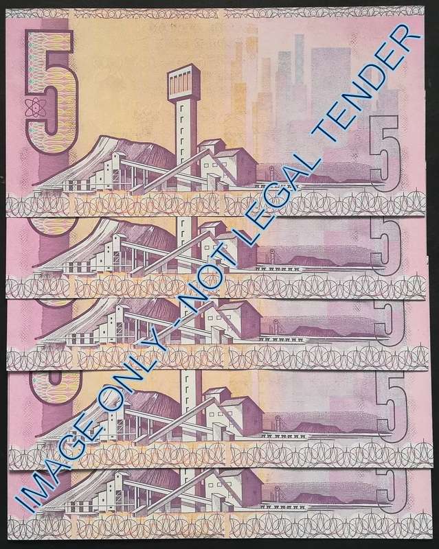 C L  STALS 5 RAND 1ST ISSUE (5 NOTES SEQUENCE)