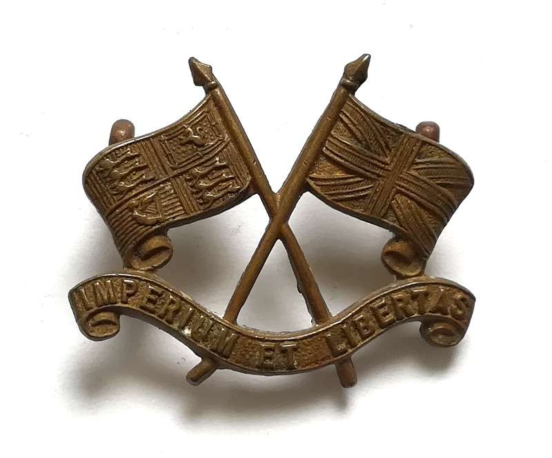 SOUTH AFRICA - IMPERIAL LIGHT HORSE BADGE 25X30MM